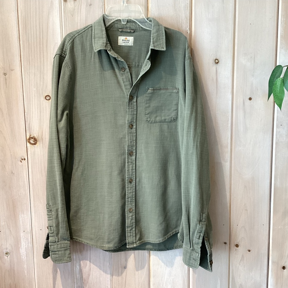 Marine Layer Classic Stretch Selvage Shirt - Picture 2 of 8